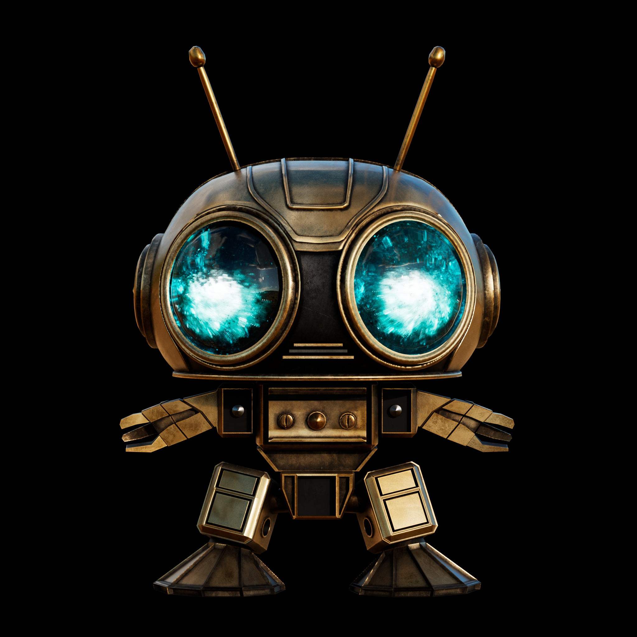 Bronze Bot character