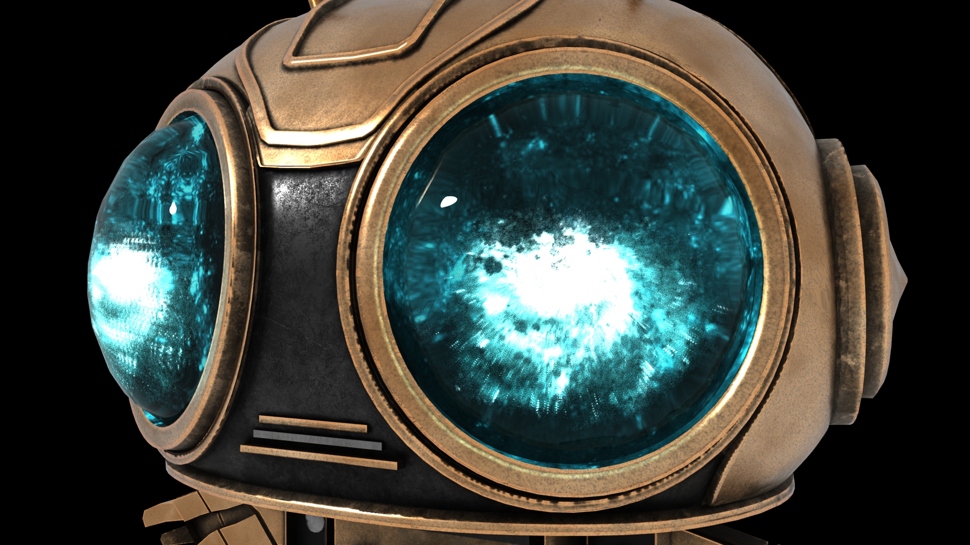 Bronze Bot detail