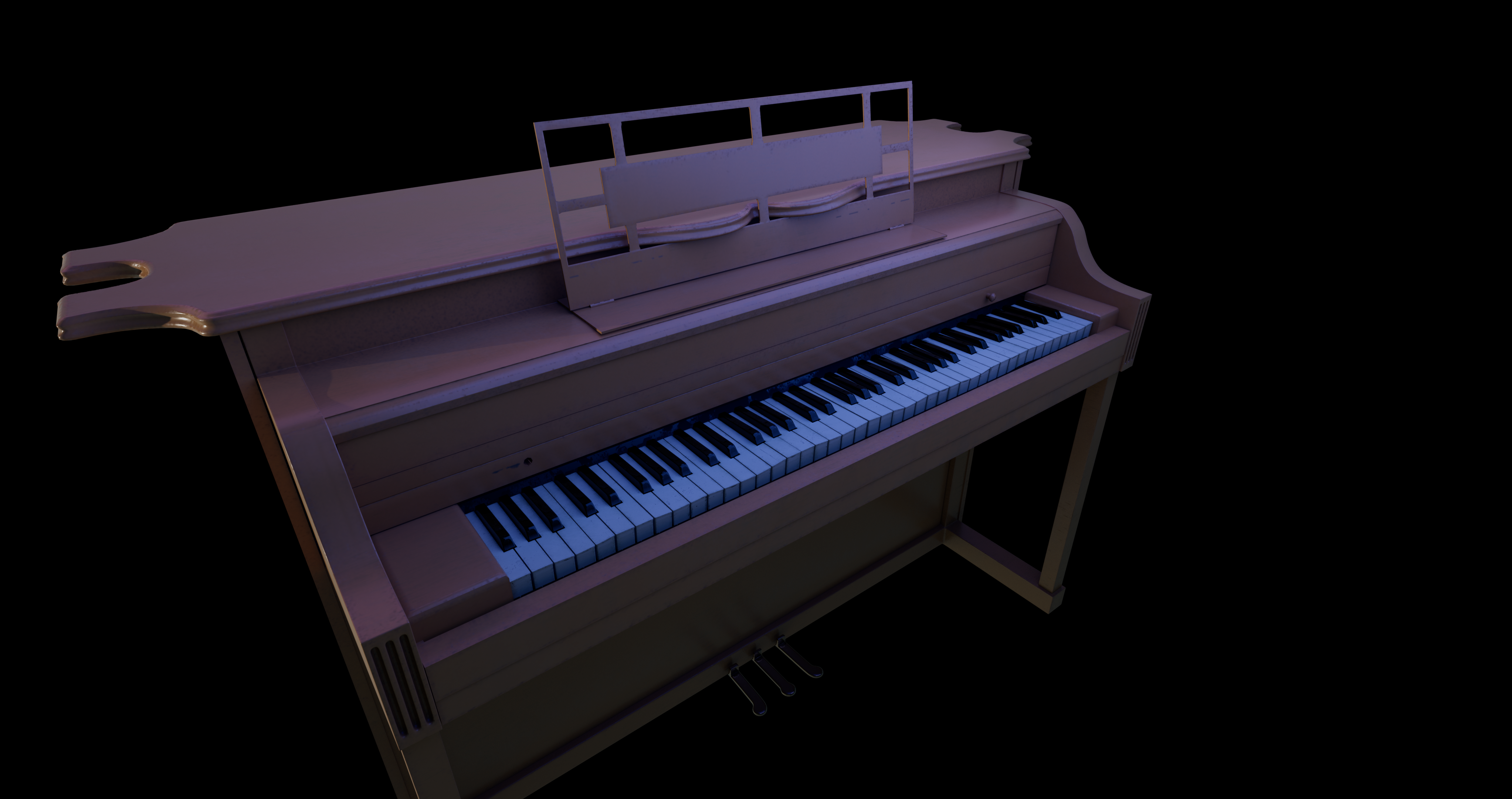 Custom piano model