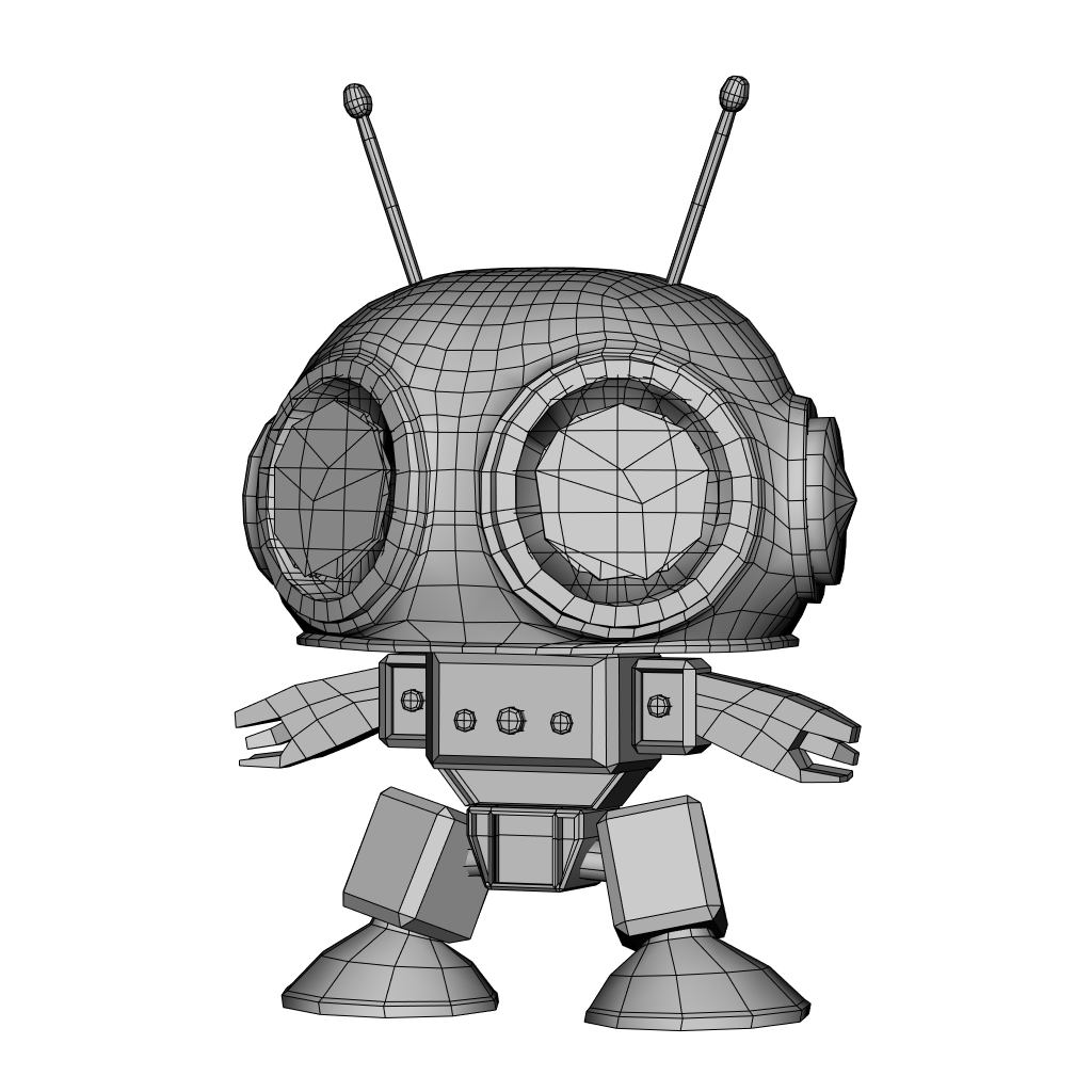 Bronze Bot wireframe