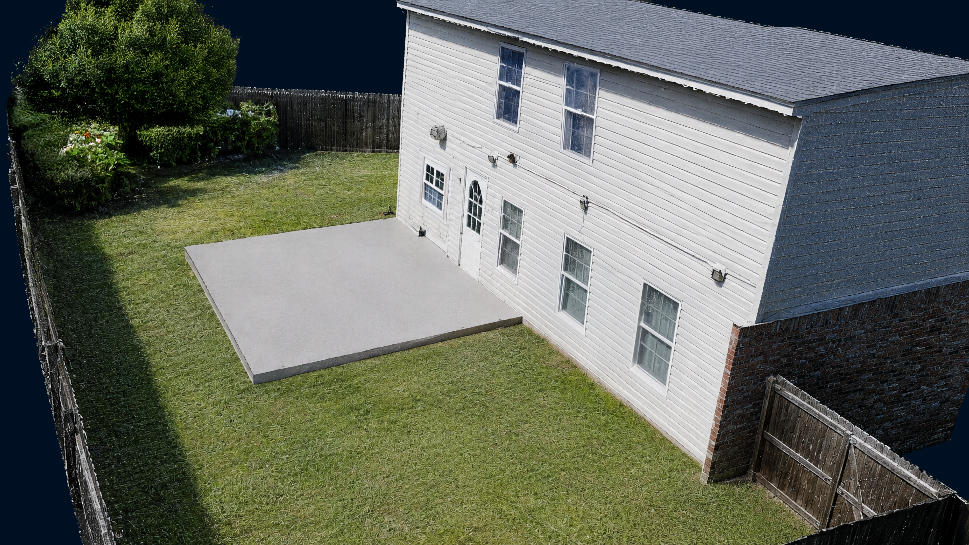 Backyard scan without pool